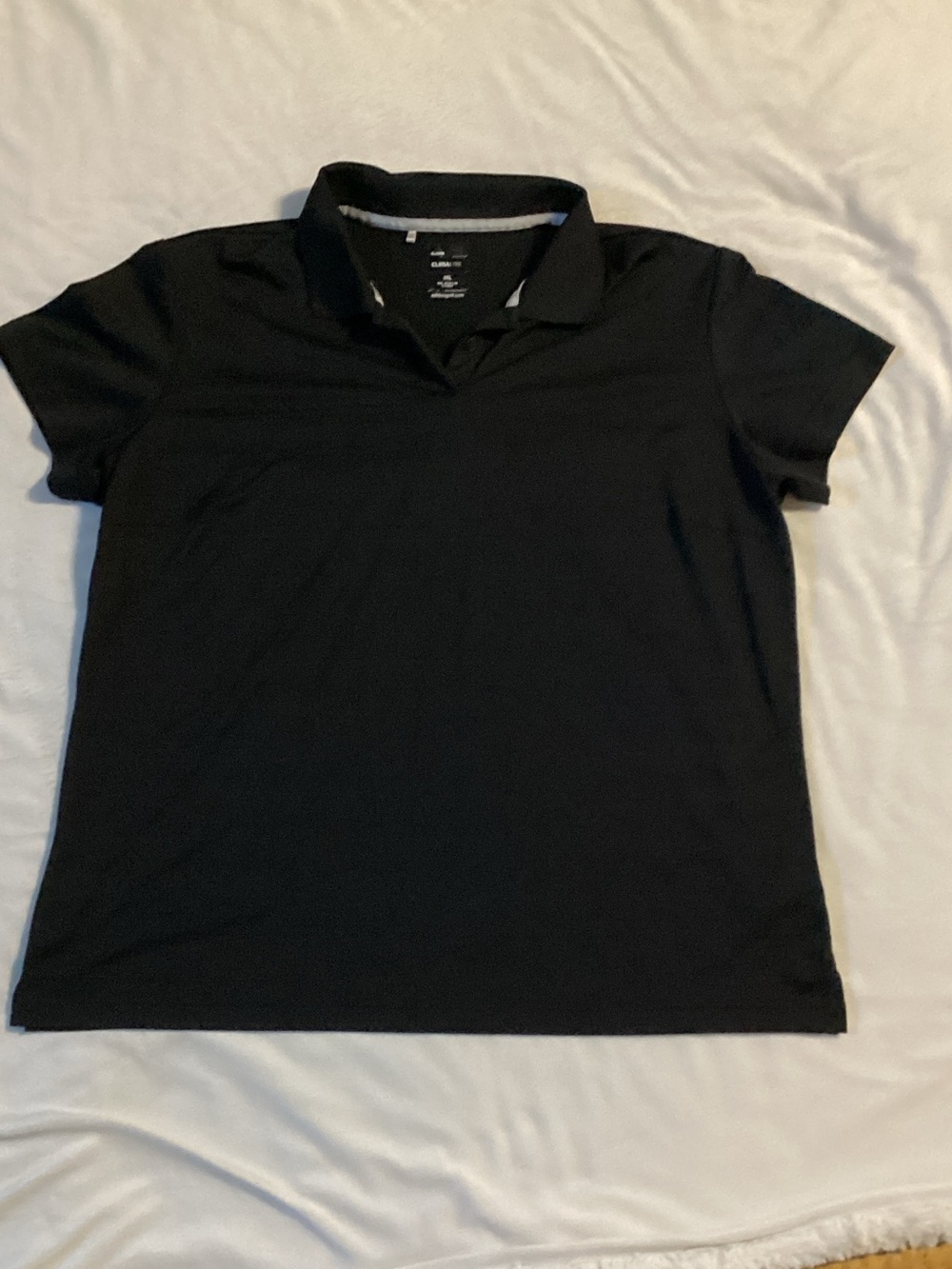 Adidas Climalite 2Xl Black Polo Shirt
